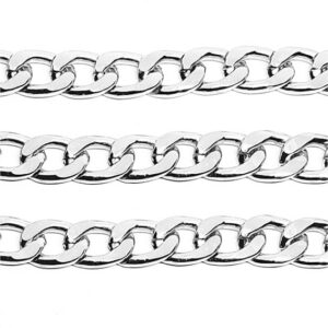 Catena in Alluminio Grumette 12x15mm Silver (CTAL004-S)