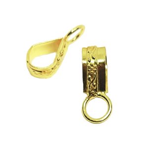 Contro Maglie in Ottone Lavorate Oro 20mm