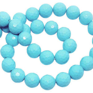 Pietre in Pasta di Turchese Sfaccettato 8mm (PTRTC056-8)