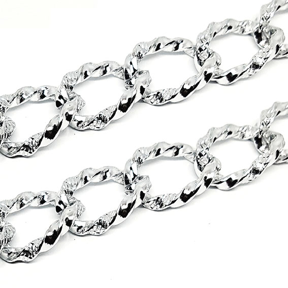Catena in Alluminio Torcion Diamant 15x20mm (CTAL020)