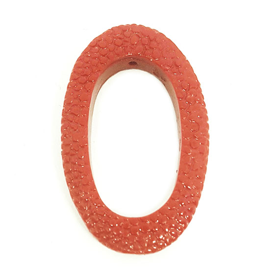 Componenti in Resina Rosso 30x48mm
