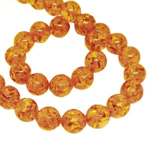 Pietre in Resina Imitazione Ambra 10mm (PTAB001-10)