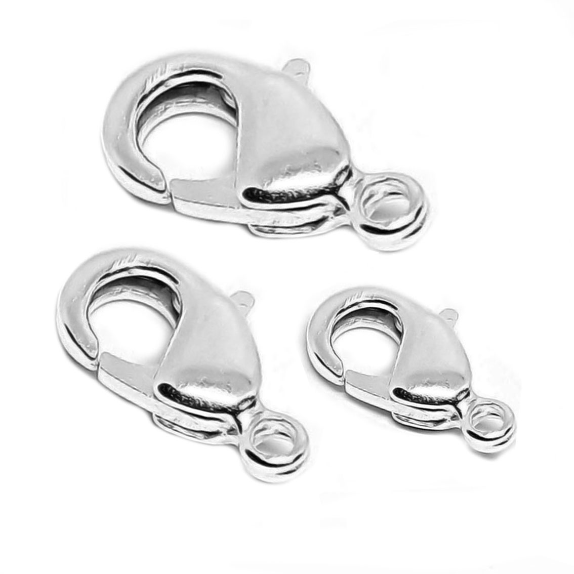 Chiusure Moschettone in Ottone Silver