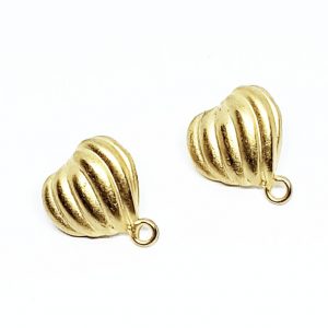 Perni in Zama Cuore Rigato 13x15mm (115)