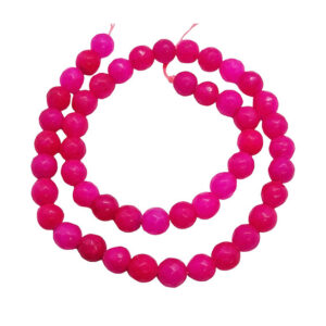 Pietre in Agata Fucsia Sfaccettato 8mm (PTAG015)