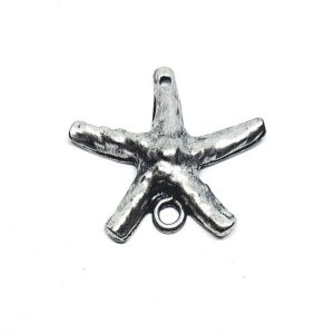 Distanziatori in Zama Stella Silver 24x25mm