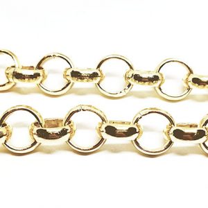 Catena in Alluminio Rolò Oro 6mm (CTAL049-O)