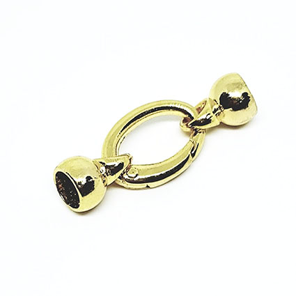Chiusure a Scatto in Ottone con Finali 15x22mm - immagine 2