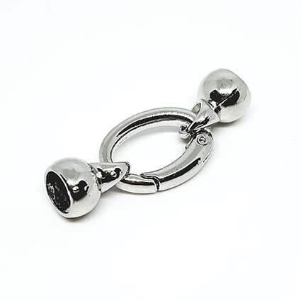 Chiusure a Scatto in Ottone con Finali 15x22mm - immagine 3