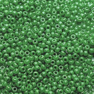 Perline Miyuki® 11/0 Opaque Green Luster (0431)