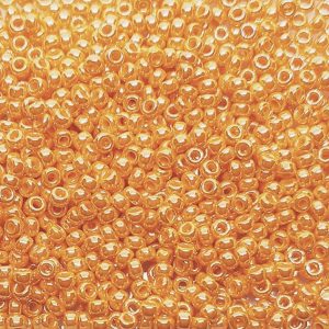 Perline Miyuki® 11/0 Opaque Luster Light Orange