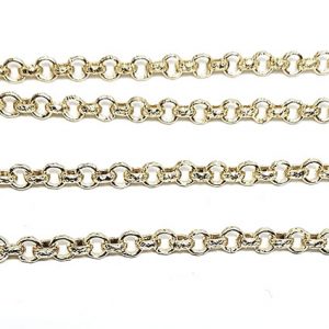 Catena in Alluminio Rolò Oro 4mm (CTAL051-O)