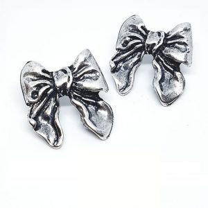 Orecchini in Zama Fiocco Grande 25x30mm (285)