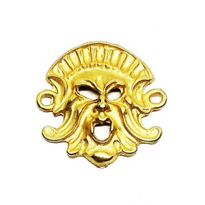 Distanziatori in Zama Maschera Oro con asole orizzondali 24x24mm (DSZM31-O)