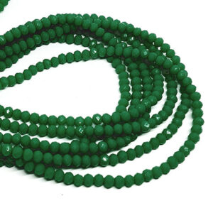 Cipollotti in Vetro Verde Scuro 4x6mm (CPL041)