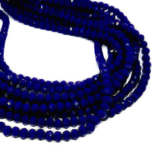 Cipollotti in Vetro Zaffiro 6x8mm (CPLA067)