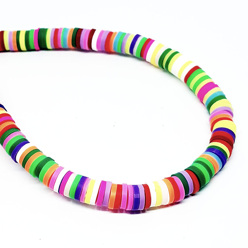 Perline Heishi in Pasta Polimerica 6x1mm - immagine 7