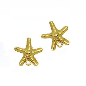 Perni in zama Stella Marina Oro 20x20mm (005)
