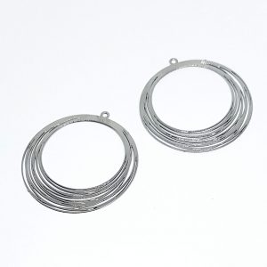 Filigrane in Lega di Zinco Argento 32mm