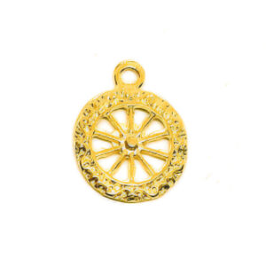 Ciondoli in Zama Ruota Oro 20mm (CNZM029-O)