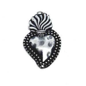 Distanziatori in Zama Cuore Sacro 30x48mm