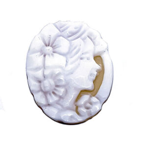 Cammeo in Corniola Dea 20x25mm circa Lato Destro