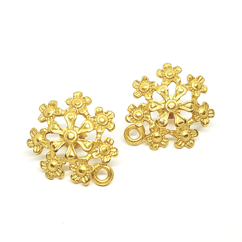 Perni in Zama fiore Lavorato 24mm (129)