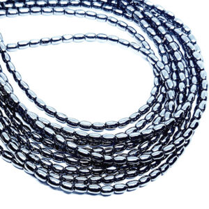 Filo di Ematite Seme Naturale 2x4mm (EMFL024-N)