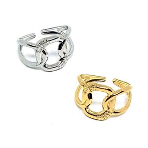 Anello in Acciaio Nodo