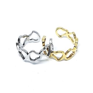 Anello in Acciaio Con Simbolo Cuore