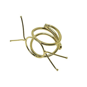 Base per Anelli in Ottone Italiano Oro 15mm
