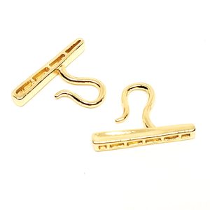 Chiusure in Ottone Colore Oro Barretta 20x25mm (CHOT053-O)