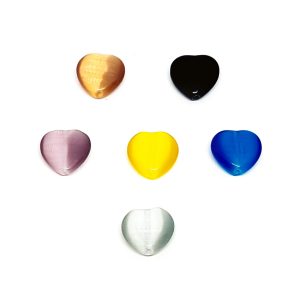 Gocce di Occhi di Gatto a forma di Cuore 12x12mm