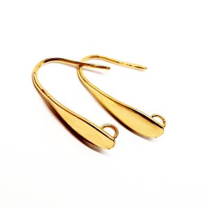 Monachelle in Acciaio Gancio Oro 4x15mm