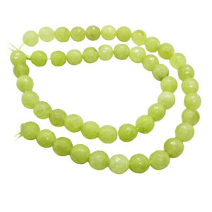 Pietre in Agata Verde Lime Sfaccettata 8mm (PTAG068)