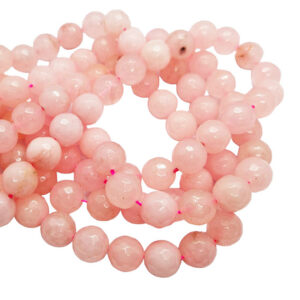 Pietre di Agata Sfaccettata Rosa 12mm (PTAG083)