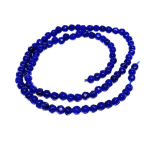 Pietre di Agata Blu Indaco Sfaccettata 4mm