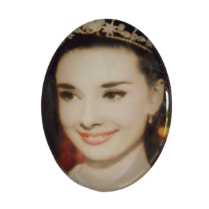 Cabochon in Vetro 30x40mm Principessa (art. 9)