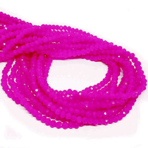 Cipollotti in Vetro Fucsia 6x8mm (CPL199-8)