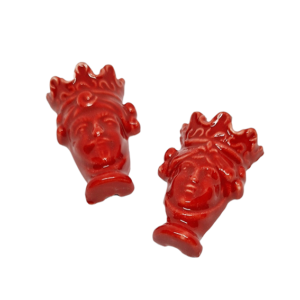 Componenti in Ceramica Mori Siciliani Rosso 18x25mm (CPCR022-RS)
