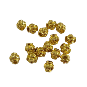 Distanziatori in Metallo Bombette Oro 4mm (DSMT025-O)