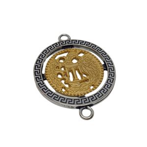 Distanziatori Moneta Mito Antica Moneta Magna Grecia Oro e Argento 40mm