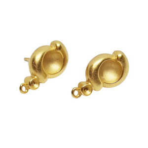 Perni in Zama Guscio di Conchiglia 12x15mm Oro (265)