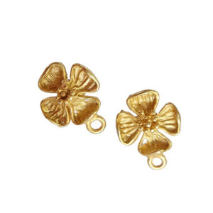 Perni in Zama Quadrifoglio 15mm Oro (155)