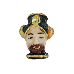 Ceramica di Caltagirone Moro Re 40x50mm NERO (CT20MR-NR)