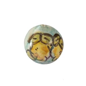 Ceramica di Caltagirone Perle con Limoni 15mm (003)