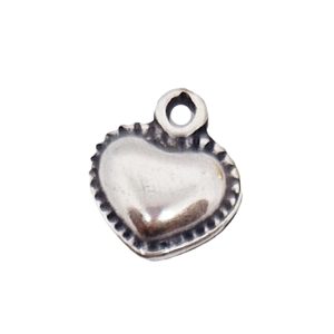 Ciondoli in Zama Cuoricino Silver 12x14mm (CNZM183-S)