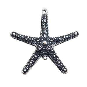 Distanziatori in Zama Stella Marina Silver 58x58mm (DSZM180-S)