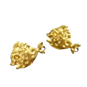 Perni in Zama Pesce Palla 18x25mm Oro (399)