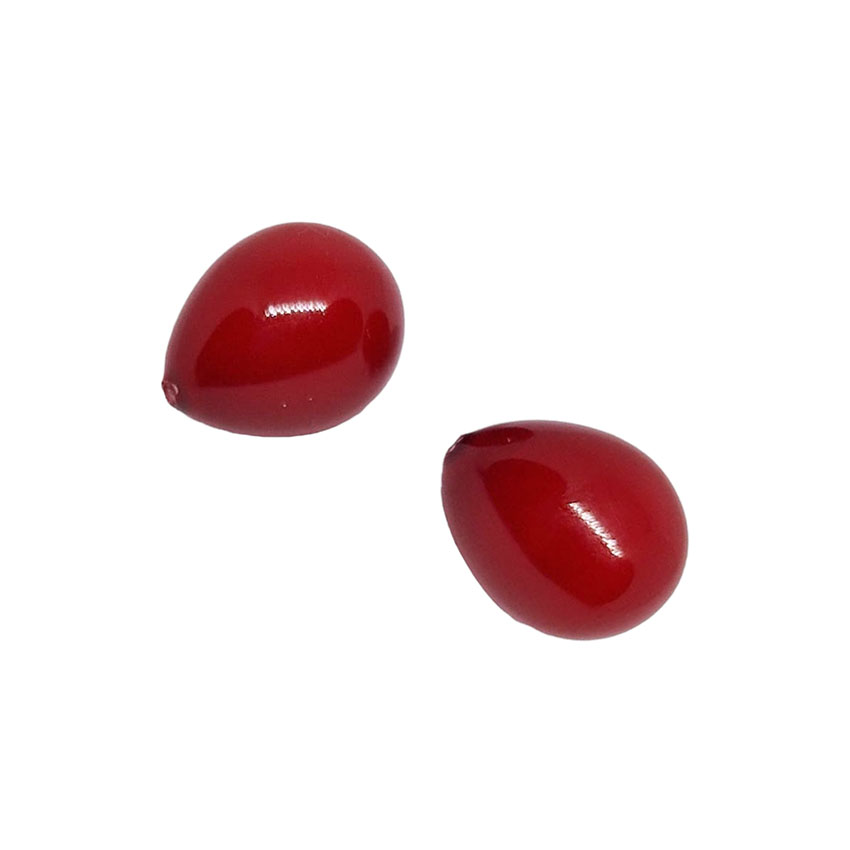 Gocce in Conchiglia Rosso Scuro 15x18mm (GCCN60)